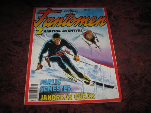 FANTOMEN - 2 HÄFTIGA ÄVENTYR! FARLIG SEMESTER+ JANORRAS GUDAR ALBUM SERIETIDNING