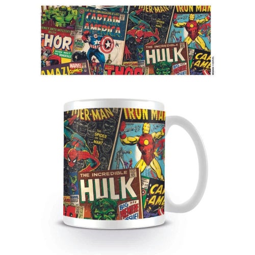 Retro Marvel Mugg Licensierad