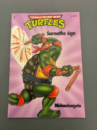 Teenage Mutant Hero Turtles Michelangelo Sarnaths öga