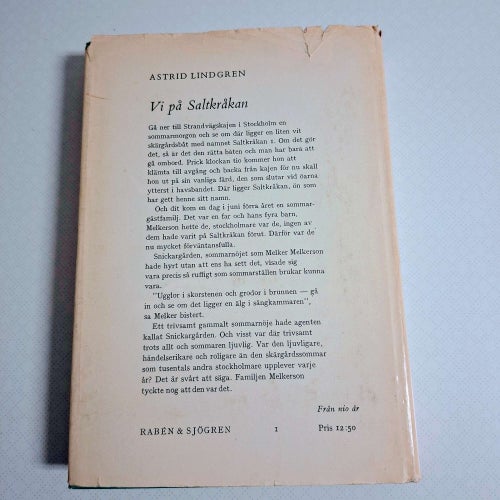 Vi på Saltkråkan av Astrid Lindgren (OU) 1964 med omslag
