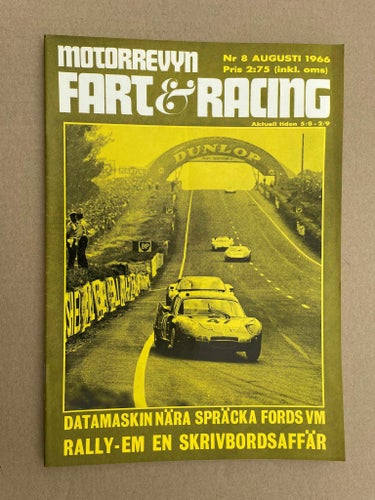 Motorrevyn Fart & Racing 1966 Nr. 8