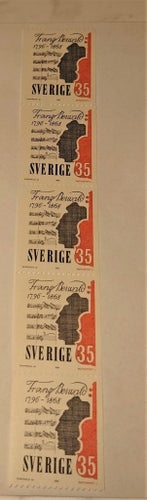 Franz Berwald 1968, 5 strip 35 öre F: 622 Postfriskt