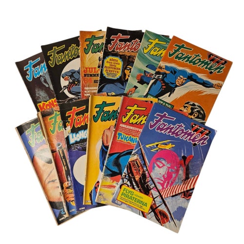 Fantomen Serietidningar - 12 st 1978-1979