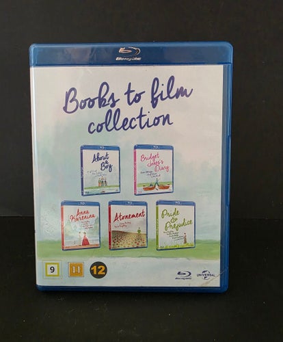 Books to Film Collection Blu-ray box 5st skivor