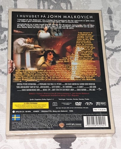 I huvudet på John Malkovich (1999) - Festival series NY INPLASTAD DVD