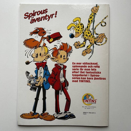 Spirous äventyr #15, 1989, toppex! VF-
