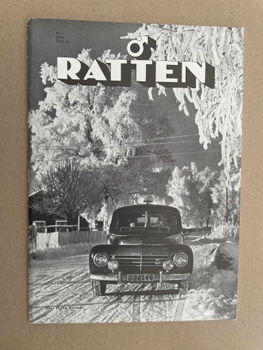 VOLVO Tidning Ratten 1953 Nr. 1