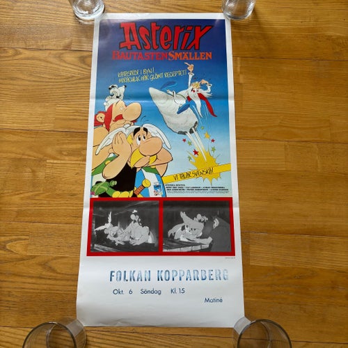 Affisch Asterix Bautastenssmällen