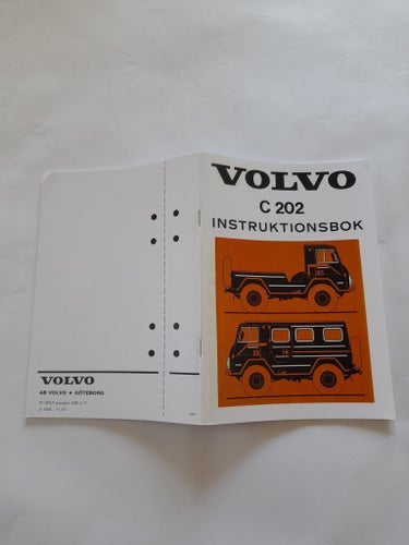 Instruktionsbok för Volvo 202