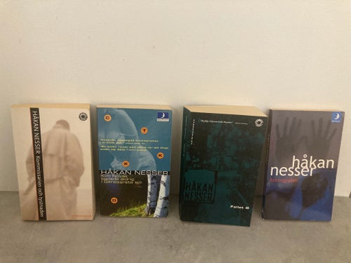 Bokpaket med 4 spännande pocketböcker av Håkan Nesser