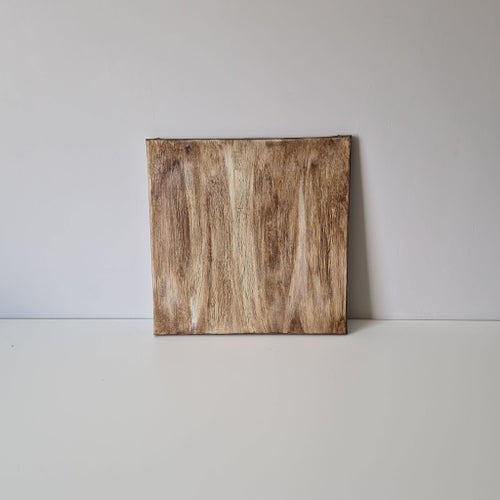 Tavla 30×30cm Det gömda gröna.