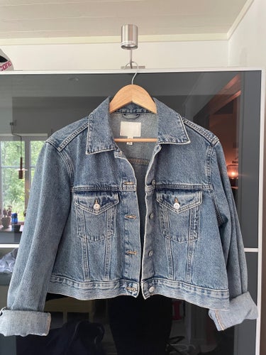 Jeansjacka stl M dam.