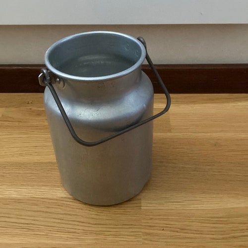 Mjölkkanna/kanna/spann i aluminium utan lock -KUNGSÖR- 2 liter