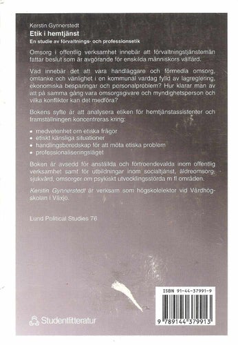 Etik i hemtjänst
