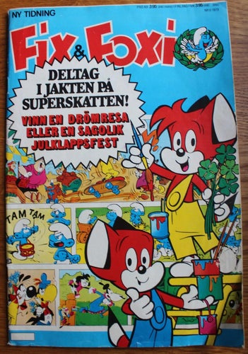 FIX & FOXI 1979 NR 0 FÖRSTA NR NYA SERIEN
