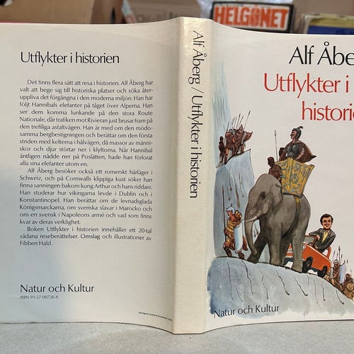 Utflykter i historien av Alf Åberg, bok, Very Fine plus