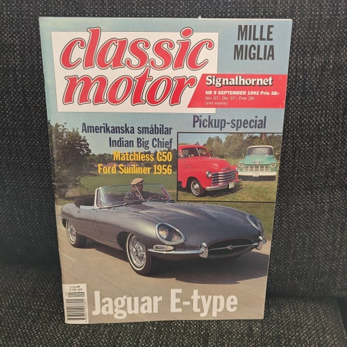 Classic Motor - Signalhornet - Tidning Nr 9 - 1992 - MKT FIN!