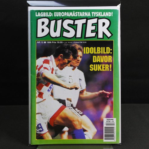 Buster - 1996 - NR 12 - Poster: Tysklands fotbollslandslag | David Suker