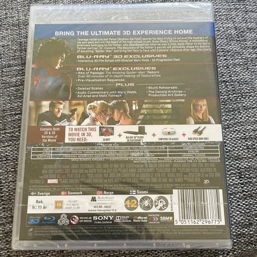 The Amazing Spider-Man in 3D - Blu-ray
