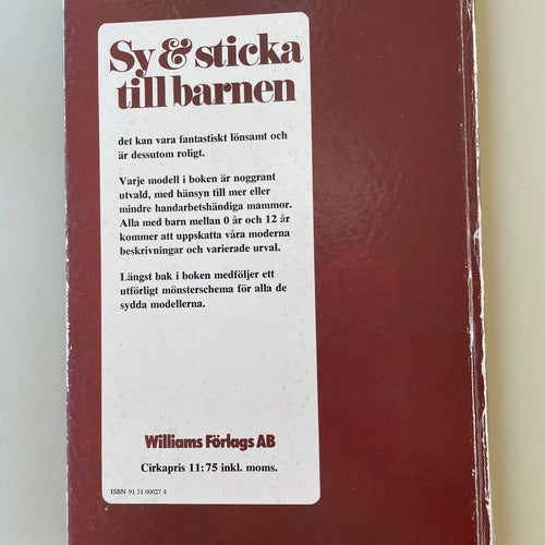 Sy & sticka till barnen 1973