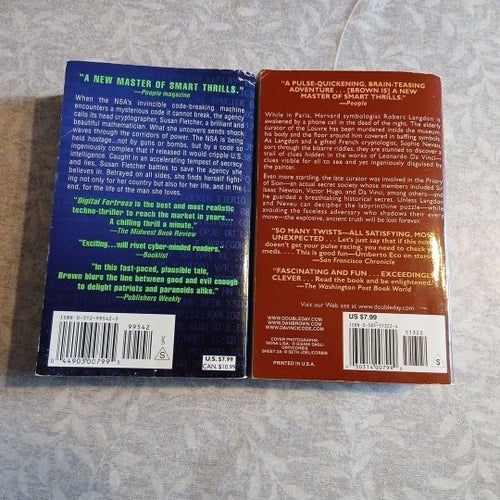 Digital Fortress & The Da Vinci Code av Dan Brown, 2003