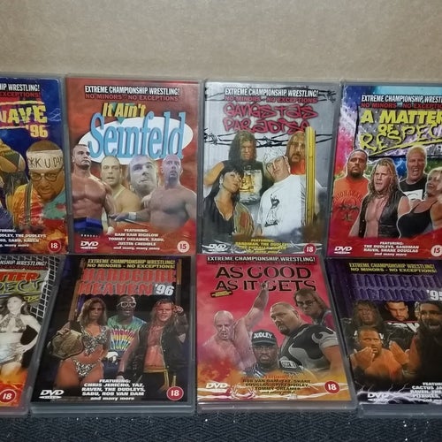 Stor ECW dvd Samling (väldigt svår funnen) Extreme Championship Wrestling.