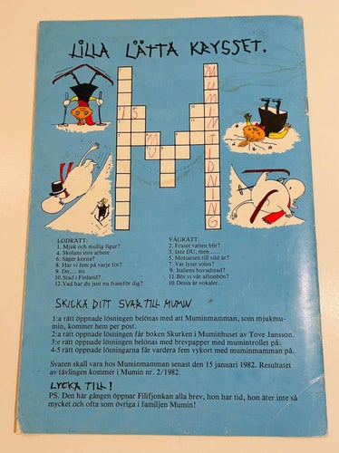 Tidningen Mumin , Nr 5 - 1981