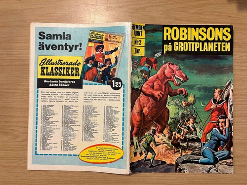 Rymden runt 1967 nr 2 Robinsons på Grottplaneten, Very Good plus