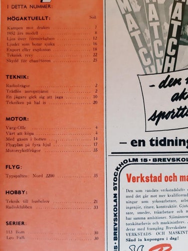 Teknikens Värld nr 3 1952