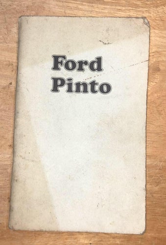 1974 Ford Pinto Owner´s Manual