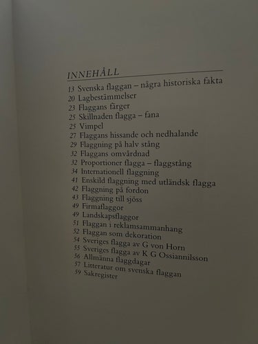 Svenska flaggan När? hur? Och varför? av Jan von Konow, bok, Very Fine plus