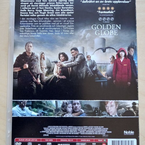 DVD-FILM "CLOUD ATLAS" TOM HANKS, HALLE BERRY, HUGH GRANT FRÅN 2012