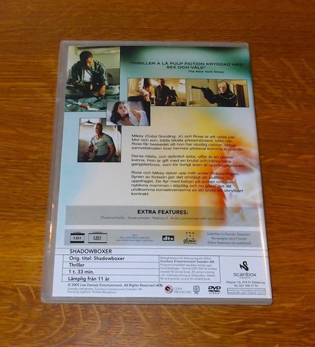 Shadowboxer / The Contract (2005) - DVD - SVENSK UTGÅVA