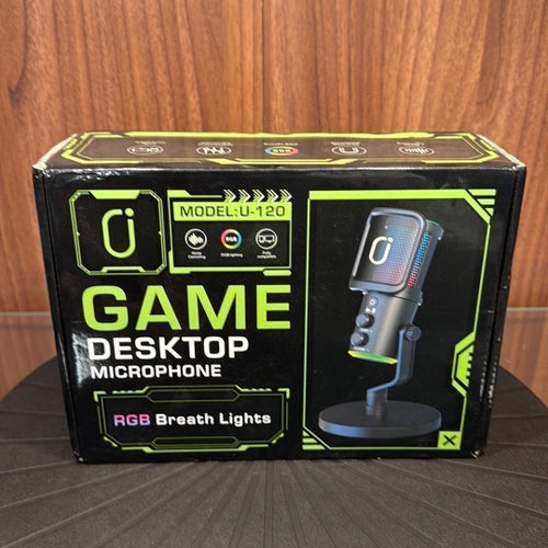 Gaming Mikrofon U-120 RGB USB-C Desktop Microphone