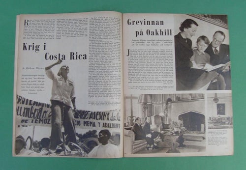 Vecko-Journalen 1948-18. Prins Carl Gustaf på framsidan.