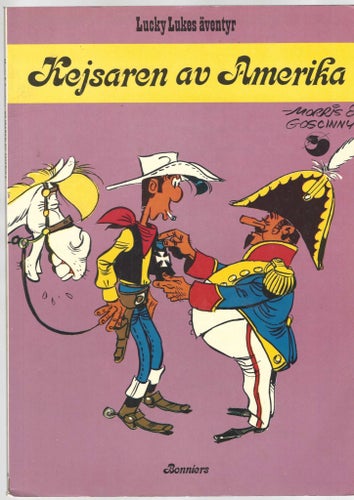 Lucky Luke kejsaren av amerika 1977 skick fn