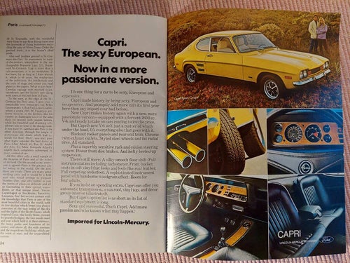 The Continental Magazine Spring Summer 1972 Lincoln Mercury