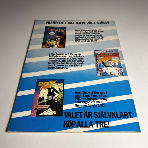 Epix nr 9 1985, samlarex! FN+