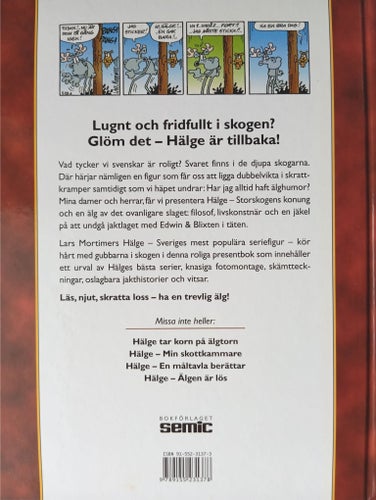 HÄLGE TAR TIME OUT, LARS MORTIMER 2003