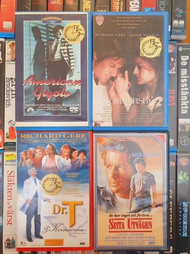 4x Richard Gere (X-Rental Paket 5) - American Gigolo, Sommersby,