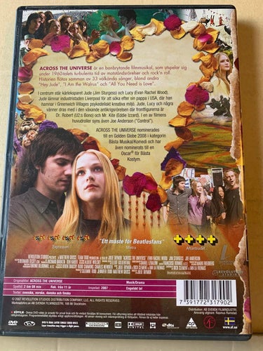 Across the universe, Dvd