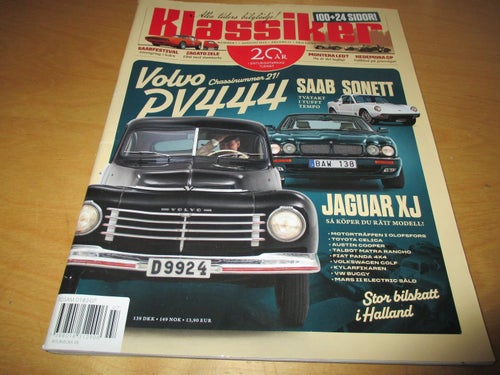 KLASSIKER NR 7 2024. SAAB SONETT II 1967, VOLVO PV 444 A 1947 ,M.M