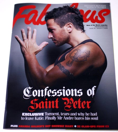 Fabulous Magazine August 2nd 2009-Peter Andre-NEW (Weight: 116g) FREE postage