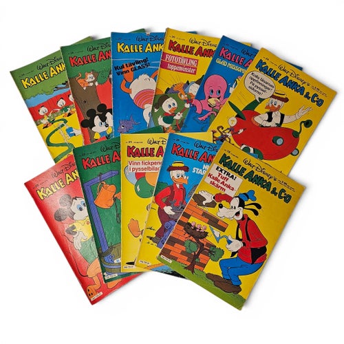 Kalle Anka & Co Serietidningar - 24 st 1979