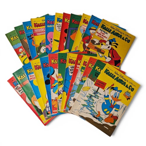 Kalle Anka & Co Serietidningar - 24 st 1979