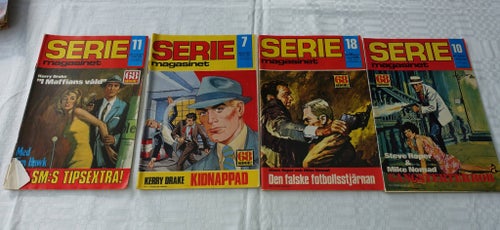 13 nummer av Seriemagasinet från 1971