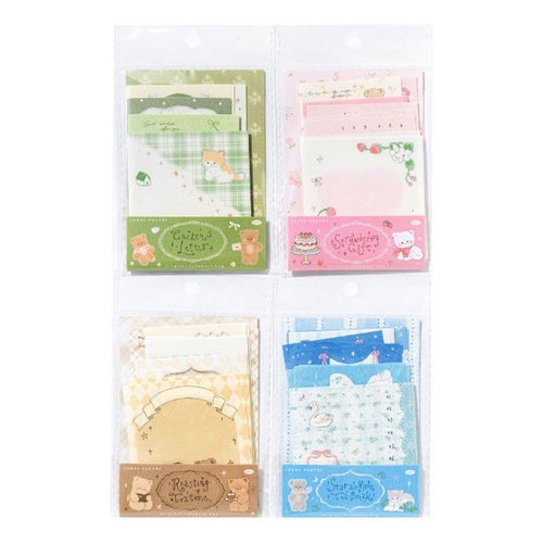 4-pack Gulliga Sagor Memo Anteckningar Klisterlappar Set
