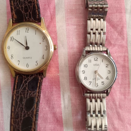 Parti med 7 armbandsur, blandade märken och stilar