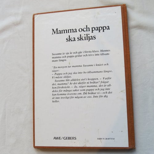 Mamma och pappa ska skiljas av Birgit Erup/Mats Andersson, 1978