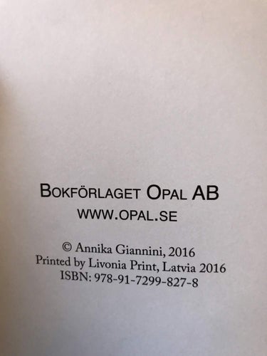 MAJSANS SKATTKARTA Annika Giannini 2016